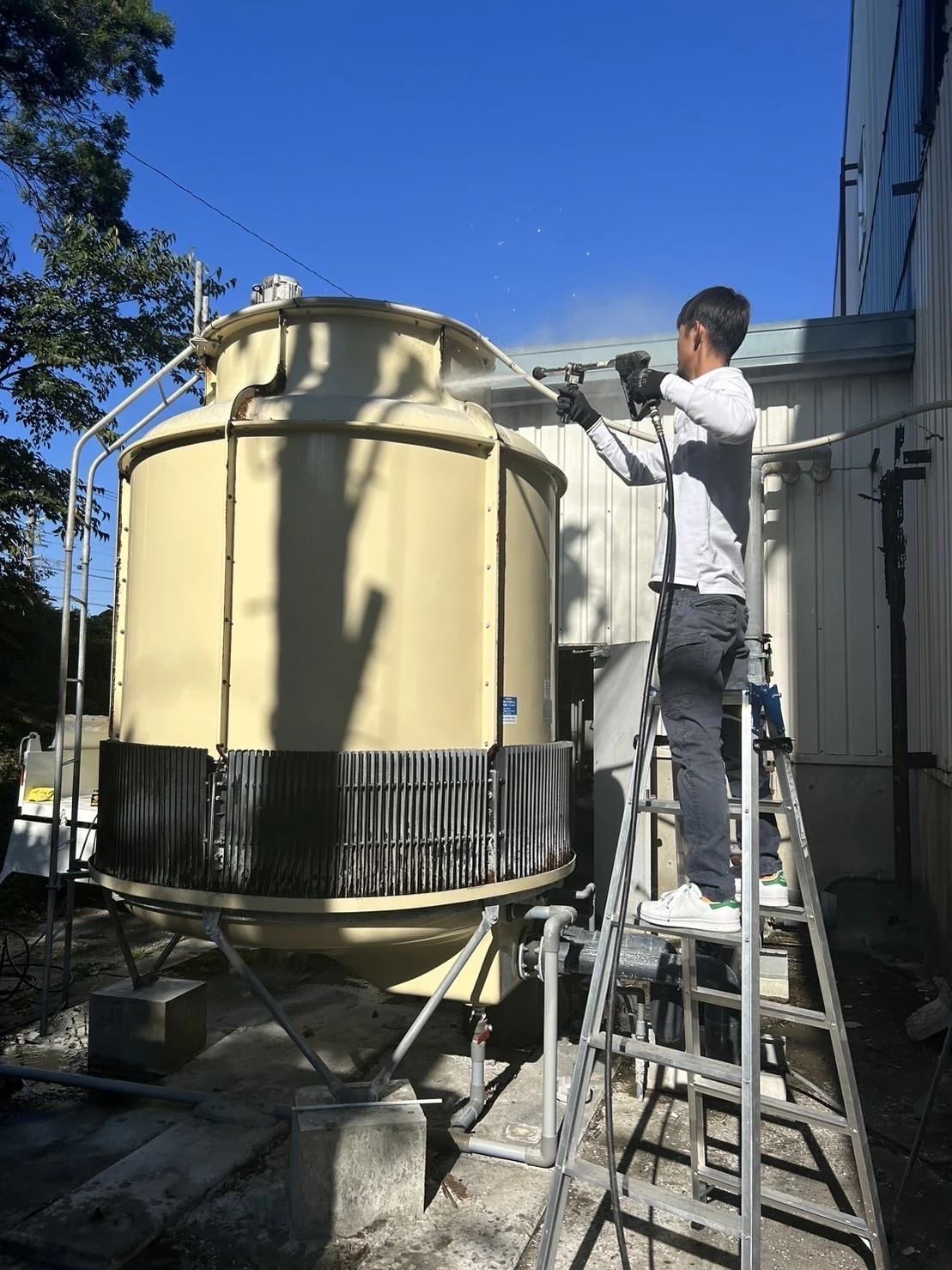 榊原技建　節電プラン　節電実証　施工前